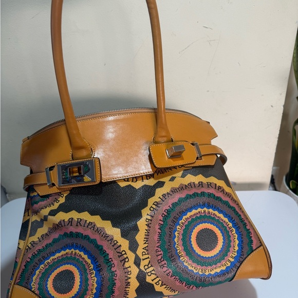 Ripani genuine leather cute satchel - beauty like new! Italian - Picture 14 of 16